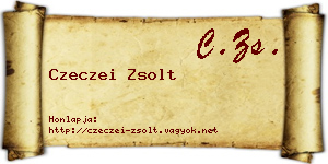 Czeczei Zsolt névjegykártya